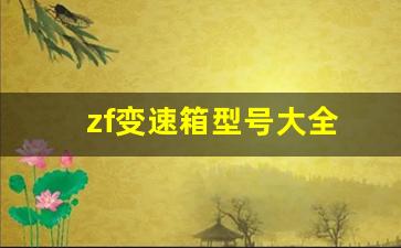 zf变速箱型号大全