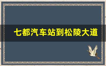 七都汽车站到松陵大道4号站