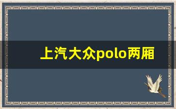 上汽大众polo两厢报价,大众小糯米多少钱一辆