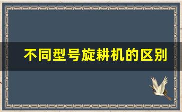 不同型号旋耕机的区别,农用旋耕机