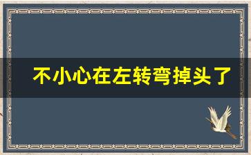 不小心在左转弯掉头了