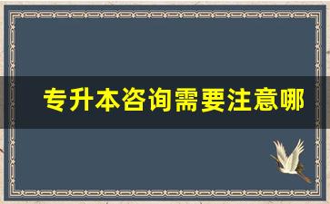 专升本咨询需要注意哪些问题,专升本培训班值得报吗