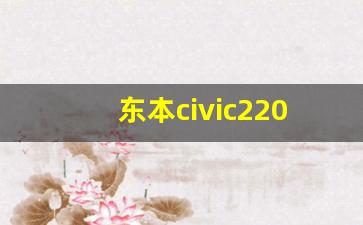 东本civic220价格和图片,东风本田civic220外观