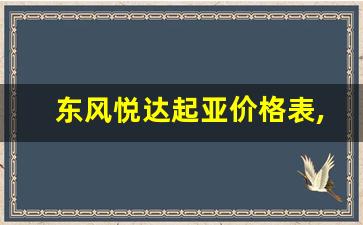 东风悦达起亚价格表,起亚suv所有车型价格和图片