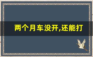 两个月车没开,还能打火吗,车子停几个月不开有没有影响