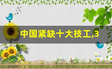 中国紧缺十大技工,30岁了想学个一技之长