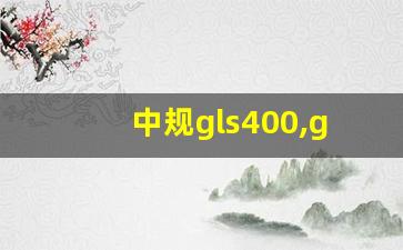 中规gls400,gls美规和中规哪个好