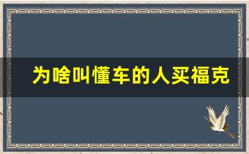 为啥叫懂车的人买福克斯,哪一年的福克斯质量最好