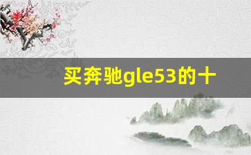 买奔驰gle53的十大忠告