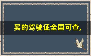 买的驾驶证全国可查,买一个正规驾驶证