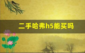 二手哈弗h5能买吗