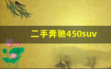 二手奔驰450suv价格