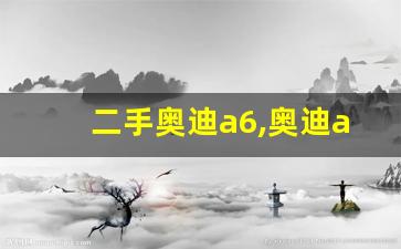 二手奥迪a6,奥迪a6一般人养得起吗