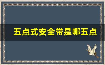 五点式安全带是哪五点,五点式安全带注意事项