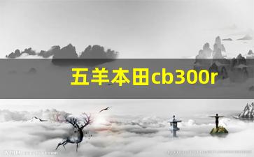 五羊本田cb300r最新款图片