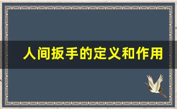 人间扳手的定义和作用,扳手类型