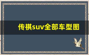 传祺suv全部车型图片