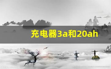 充电器3a和20ah有区别吗,72伏20安可以装72伏32安吗