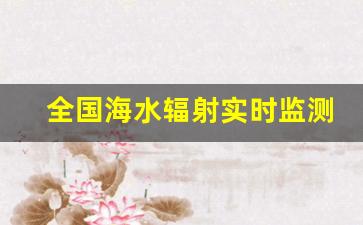 全国海水辐射实时监测平台,海水检测最新消息