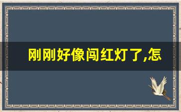 刚刚好像闯红灯了,怎么查,闯红灯几个小时能查到