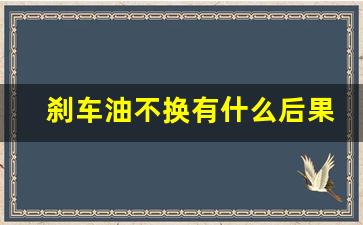 刹车油不换有什么后果,刹车油八年了不换要紧吗