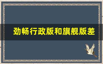 劲畅行政版和旗舰版差别,劲畅中控