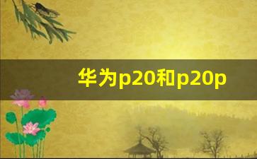 华为p20和p20pro区别,华为p20参数配置详细