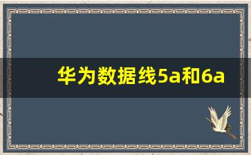 华为数据线5a和6a的区别,快充5A好还是6A好