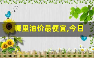 哪里油价最便宜,今日最新油价格行情