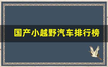 国产小越野汽车排行榜,十大国产硬派越野车