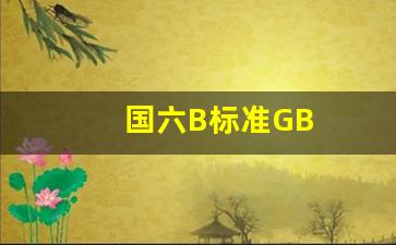 国六B标准GB