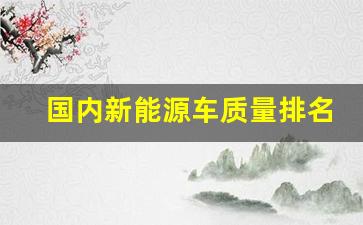 国内新能源车质量排名,2023全球新能源车销量