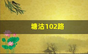 塘沽102路