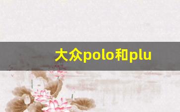 大众polo和plus的区别图片对比