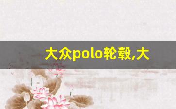 大众polo轮毂,大众POLO仙女版