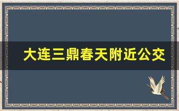 大连三鼎春天附近公交