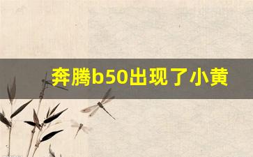 奔腾b50出现了小黄扳手是怎么回事,13款奔腾b50仪表分解