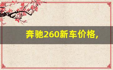 奔驰260新车价格,奔驰e260新车价格