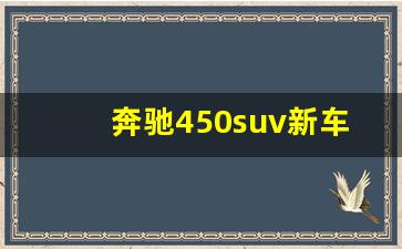 奔驰450suv新车报价多少钱,新款奔驰450多少钱