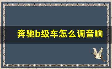 奔驰b级车怎么调音响模式,奔驰glb口碑如何