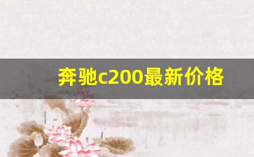 奔驰c200最新价格,女士奔驰20万左右