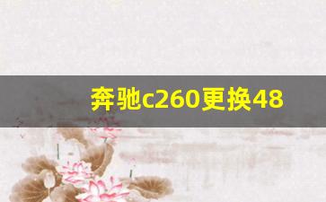 奔驰c260更换48v电池报价,奔驰C级48伏电池更换价格