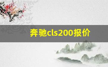 奔驰cls200报价及图片,cls63奔驰AMG