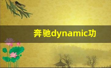 奔驰dynamic功能用法