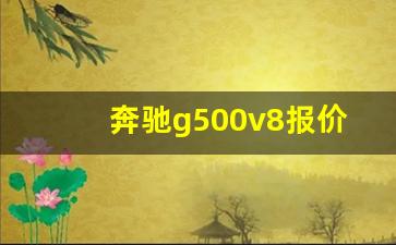 奔驰g500v8报价及图片,奔驰g500v8多少钱一辆