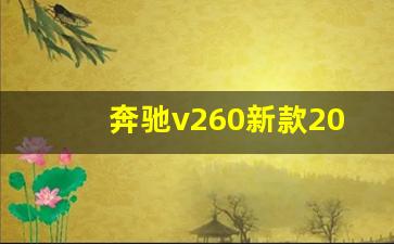 奔驰v260新款2019,奔驰v260论坛