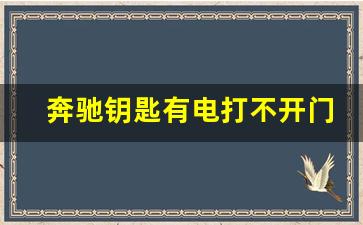 奔驰钥匙有电打不开门