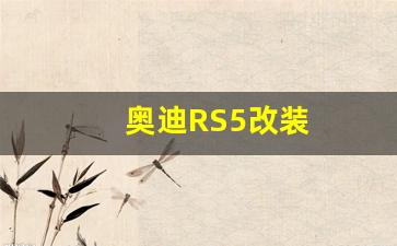 奥迪RS5改装