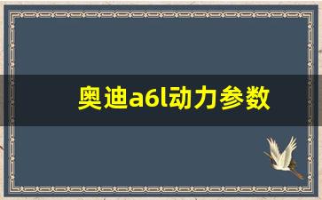 奥迪a6l动力参数