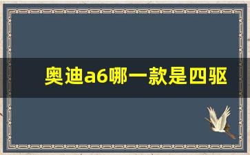 奥迪a6哪一款是四驱的,奥迪a6有四驱车型吗